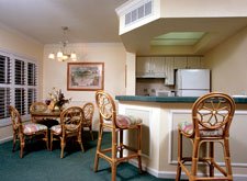 Interior of the WorldMark Orlando Dining Room and Kitchen